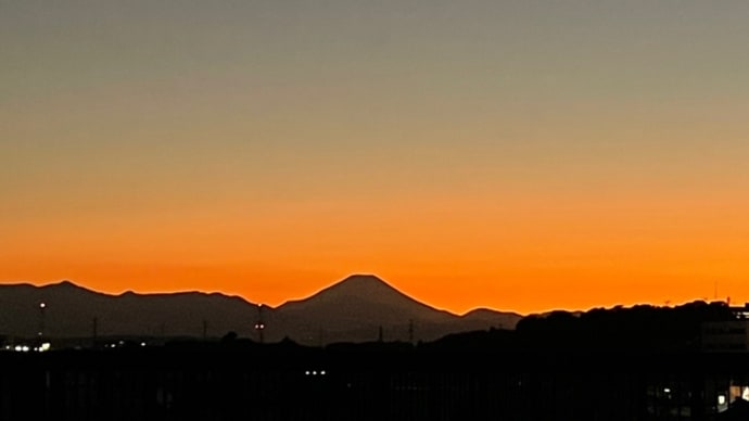 「美しい夕焼け❣️」