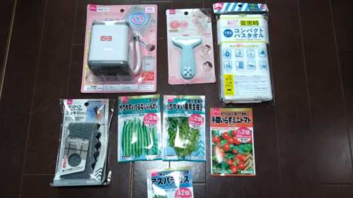 ダイソーで洗濯機を買って来た・・・・・。(笑)