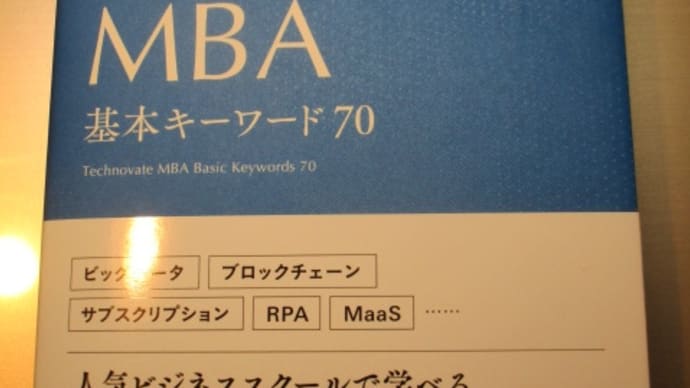 テクノベートMBA AI時代の必修教養 テクノロジー&イノベーションの融合 MBAの新しいカタチ