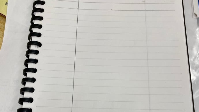 メモ用のノートはA5がいいみたい