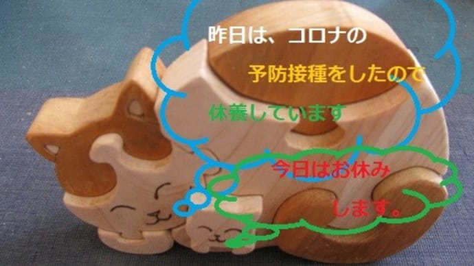 『 コロナの予防接種後』