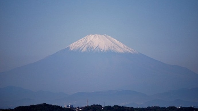 つぶやき#2494　今日の富士山