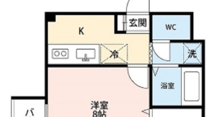ウォークインクローゼット付き洋室8帖の1K25.29㎡角部屋 京浜急行本線大森町駅近人気賃貸 1999年3月築 マンションHKM