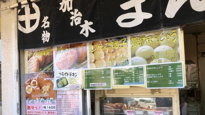 【桜島SA下り】名物「加治木まんじゅう」と「しんこ団子」★九州旅行1日目のおやつ