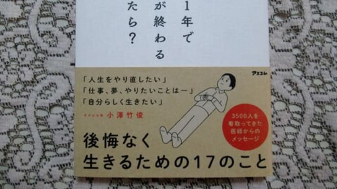 ホトトギスが!&「もしあと1年で人生が終わるとしたら?」&母が帰って来ました。