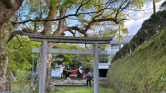神社⛩️清掃