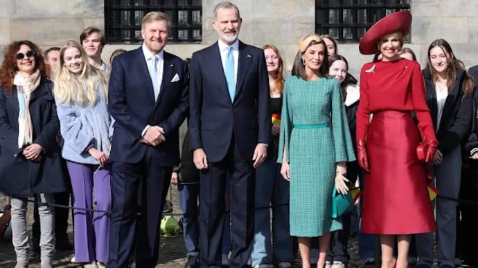 スペイン国王夫妻、オランダ公室訪問、そしてアマリア王太女のスペイン滞在の話