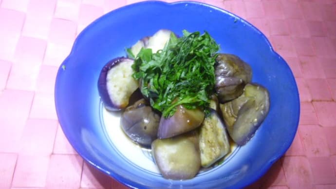 蒸しナスのおかかぽん酢