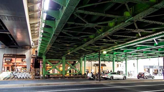 広徳寺の残り紅葉、有楽町ガード下