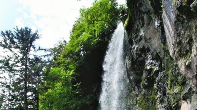 幻の伊奈川南股大滝 乗鞍高原