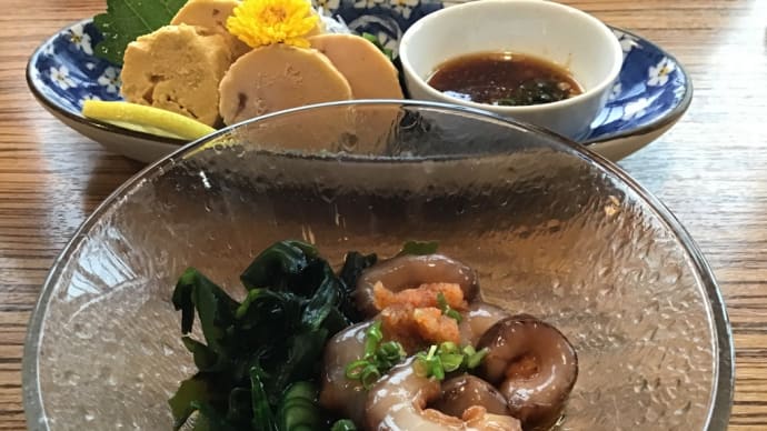 ナマコ酢に惹かれて居酒屋飲み