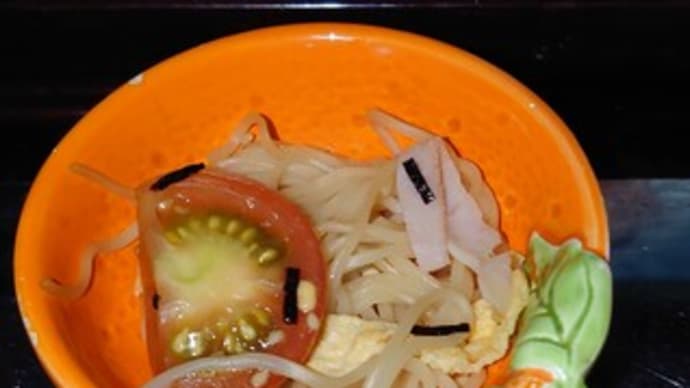 冷やし中華、供えました 🍜