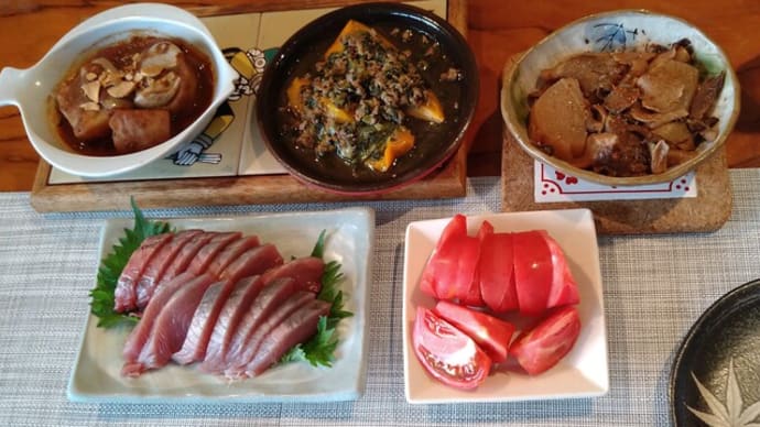 鰹の刺身今月2回目