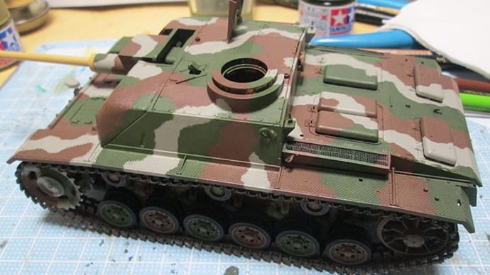 タミヤ1/35 Ⅲ号突撃砲G フィンランド仕様 その3