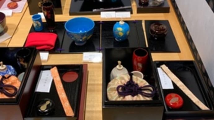 夏の茶道具 茶箱 美術画廊散歩
