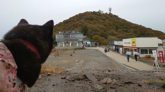 雨の筑波山