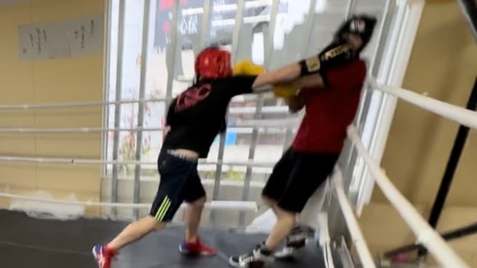 緊張ぎみの、久しぶりの実践🥊