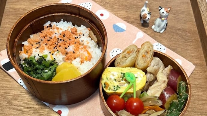 鮭五目寿司弁当^ - ^