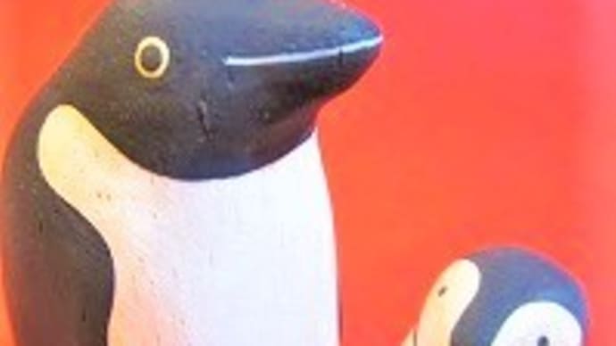 ♪♪ ハードロックとペンギンの親子と
