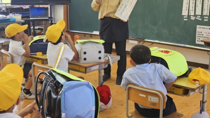1年生の登下校指導&6年生の算数