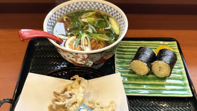 むすび むさし福山箕島店@福山市「まいたけそば御膳」