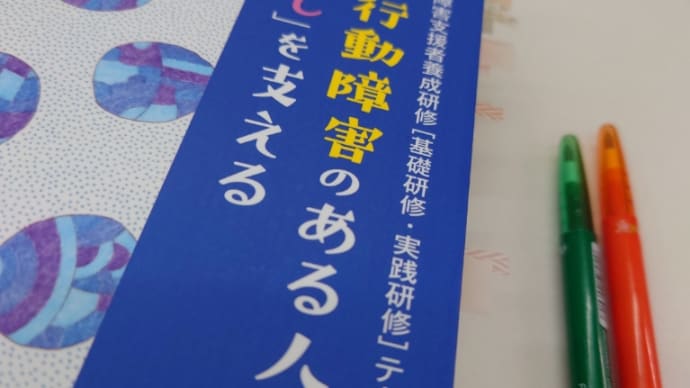 行動援護従業者養成研修修了!
