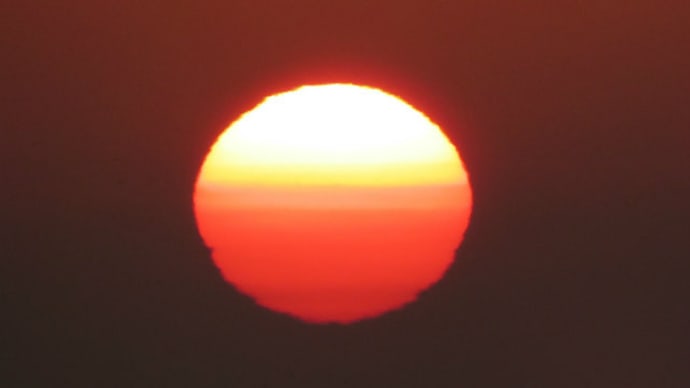 1月15日の夕日/3