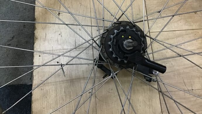 強化型内装3段変速ハブオーバーホール作業・・・
