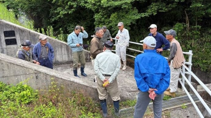 塩手池の放流日でした