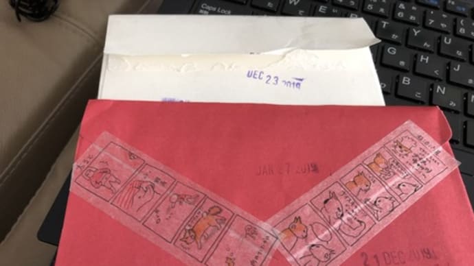 日本から届きました。