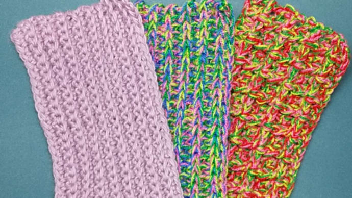 自分の手に合ったアクリルたわしの作り方