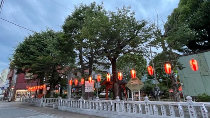 明日はお祭り