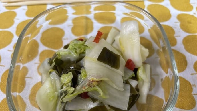白菜の浅漬け