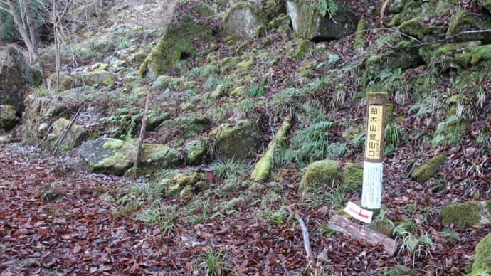 鍋ヶ森神社奥の院～後山～鍋ヶ谷山へ