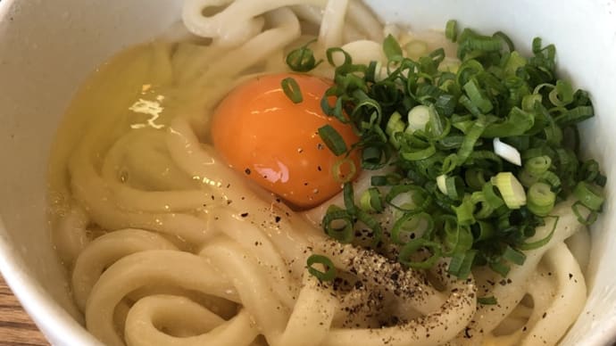【高松市】うどん食べ歩きでちょっと変わり種★「釜たまバター」(エビス)
