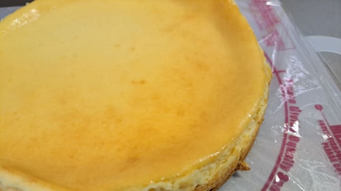 チーズケーキ作りました。