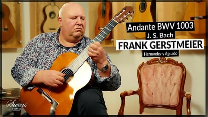 Frank Gerstmeier plays Andante BWV 1003 by J. S. Bach on a 1959 Hernandez y Aguado
