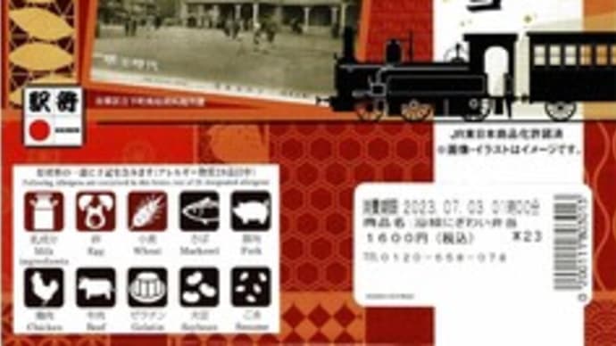 駅弁コレクション339 「上野駅開業140周年記念 沿線のにぎわい弁当」(上野駅)
