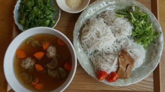18※※ 【米粉麺】 越麺屋@福井 7月16日 夏のランチに新メニュー登場!「ブンチャー」「ラクサ」