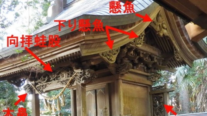 水戸の神社本殿彫刻(2)