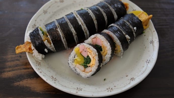日曜昼は韓流海苔巻き