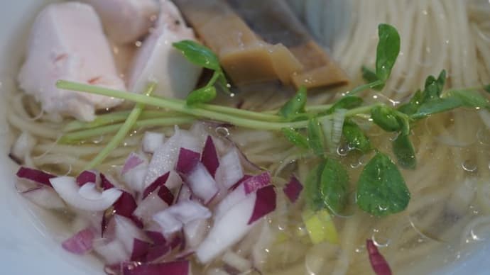 20157,158　鶏SOBA スプーンヌードル「冷やしあご」と「かけSOBA」＠石川県中能登町　7月2日　券売機導入で新アイテム2品！タイムリーでしかもめっちゃ美味しい！