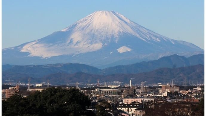 富士山が良く見えています