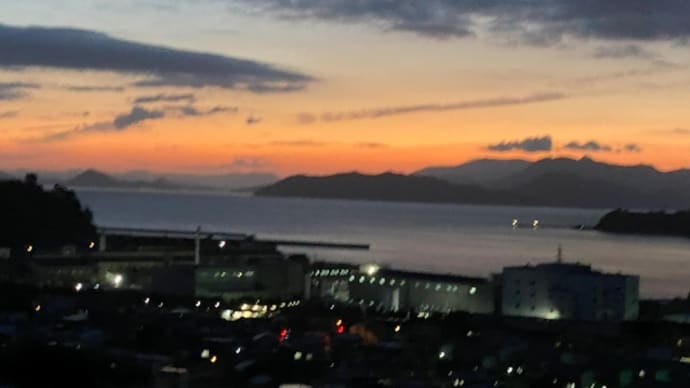 15日夜不知火海の夕景 スペクトラム・オブ・ザ・シーズ
