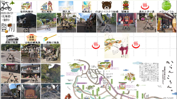 324次 北海道・登別 散策ポタ 2020:09/21