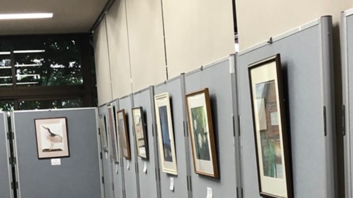 絵画サークルの発表会を見てきました