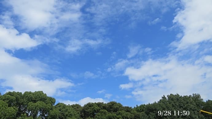 9/28~29 青空と雲＆やんちゃ坊主達