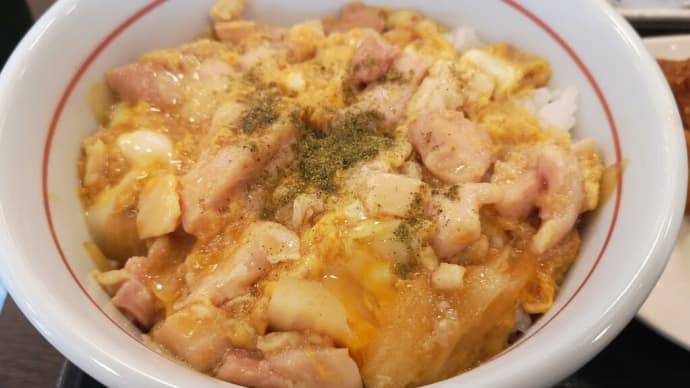 なか卯（５７）親子丼大盛＋新からあげ