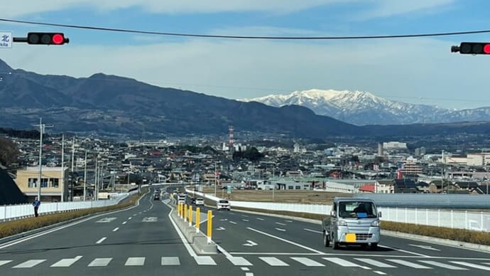 絶好の試乗日和