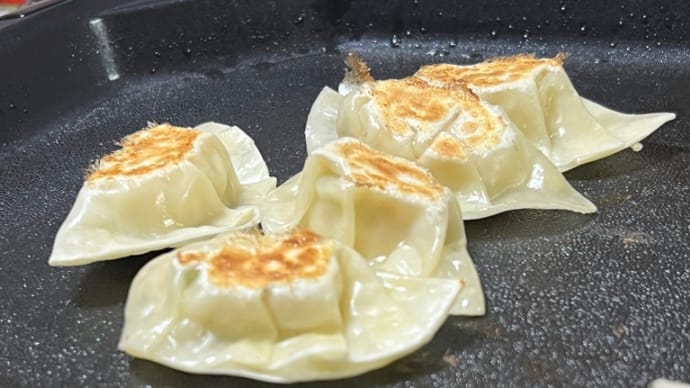 餃子作ってみた やっぱり手造り 甲斐あってうまいと 言っておこう!